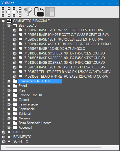 Albero strutture grafiche